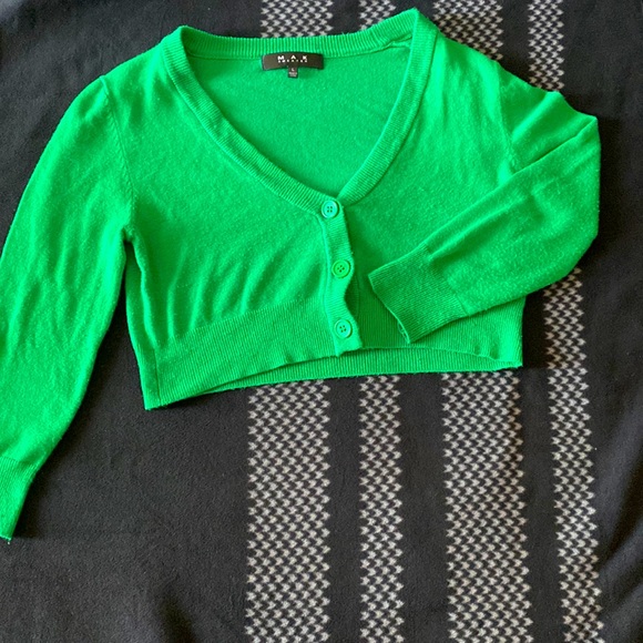 M A K Short Cárdigans Green - Picture 1 of 1